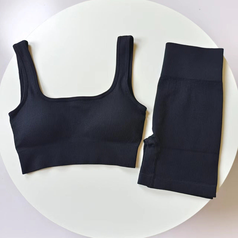 Conjunto Esportivo de Cintura Alta para Mulheres para Corrida e Treino