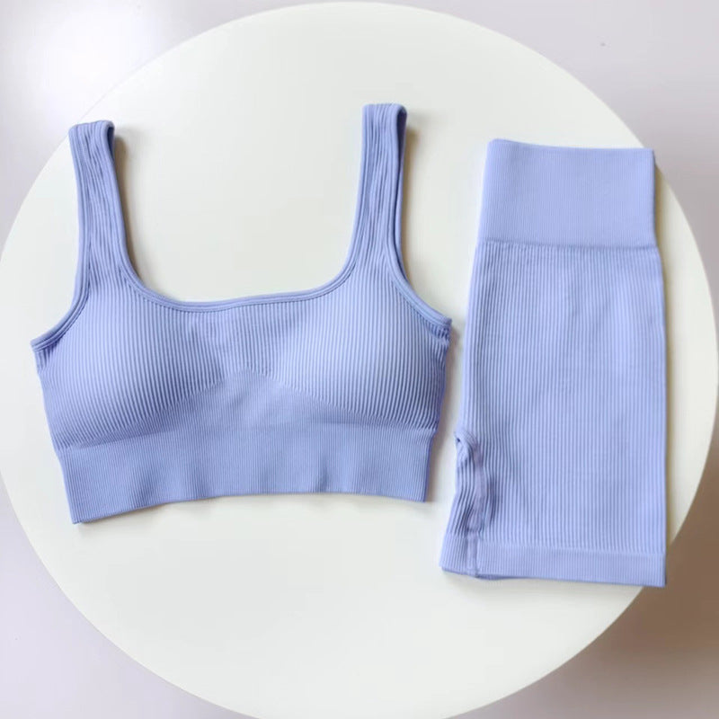 Conjunto Esportivo de Cintura Alta para Mulheres para Corrida e Treino