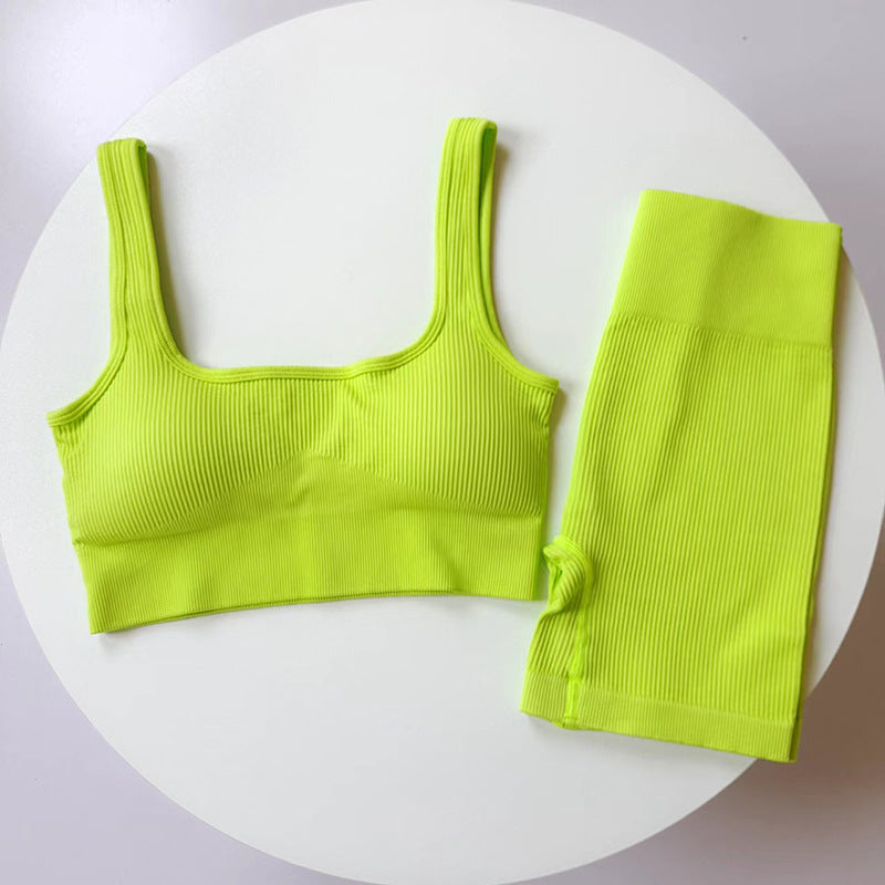 Conjunto Esportivo de Cintura Alta para Mulheres para Corrida e Treino